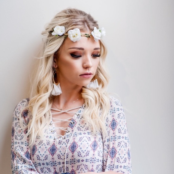 “Arriba!” Boho Tassel Hoop Fun Cute Fringe Earring - Picture 5 of 16